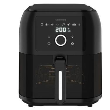 Imagem de Fritadeira Elétrica Sem Óleo Air Fryer Colormaq 8L 1700w Digital Glass