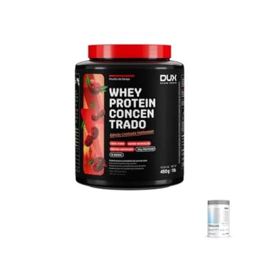 Imagem de Kit Whey Protein Concentrado Halloween 450g Pirulito de Cereja + Creatina Crealive 300g