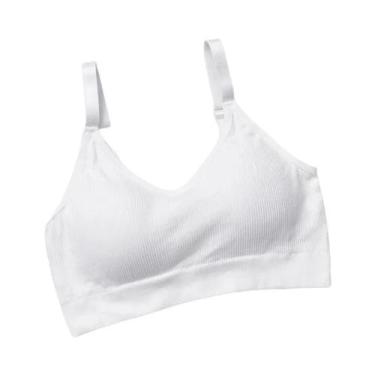 Imagem de Sutiã Esportivo Feminino Sem Costura Com Bojo Completo Respirável Para