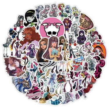 Imagem de Pacote de adesivos Elf Monsters Highs Anime, 50 unidades para laptop