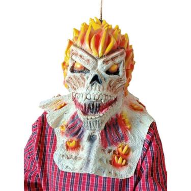 Imagem de Máscara facial completa Ghosts Riders Latex Cosplay Costume