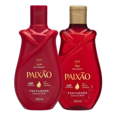 Imagem de Kit Paixão Tentadora Ameixa Rubi: Loção Hidratante e Óleo Corporal 200