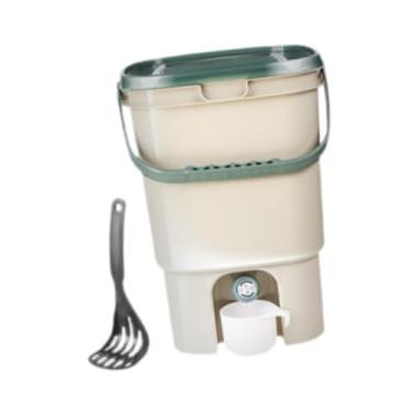 Imagem de Generic Composteira de resíduos alimentares Barril de fermentação 21L Composteira Recipiente de compostagem para jardim, Verde