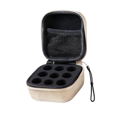 Imagem de KiBcsLic Estojo térmico compacto e espesso para insulina, ideal para viagens e para organizar óleos essenciais. Perfeito para uso doméstico, Champanhe