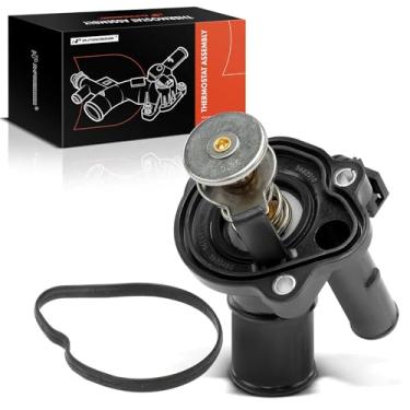 Imagem de A-Premium Conjunto de carcaça do termostato de arrefecimento do motor com sensor compatível com Ford Focus 2005-2011, Ranger 2001-2003 e Mazda B2300 2001-2003, 2.0L 2.3L, substitui 1S7G8575AH