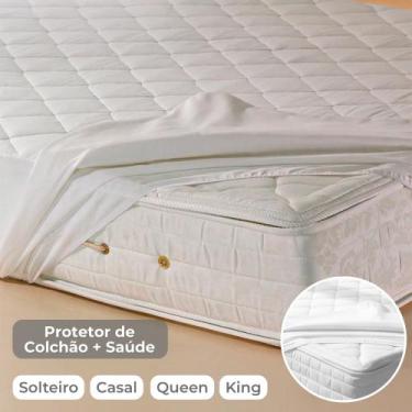 Imagem de Protetor de colchão solteiro ultrassonic + saúde - sortido - First Cla