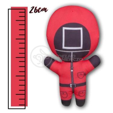 Imagem de Boneco De Pelucia Squid Game Round 6 Vermelho 26Cm Quadrado