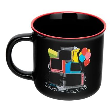 Imagem de Paladone Caneca de mudança de calor para tela de TV Pennywise, 350 ml oficialmente licenciada IT The Movie xícara de café de cerâmica para chá e chocolate quente, presente para fãs de filmes de terror