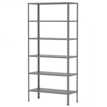 Imagem de Estante Para Livros Sala Almoxarifado Multiuso De Aço 6 Prateleiras 90
