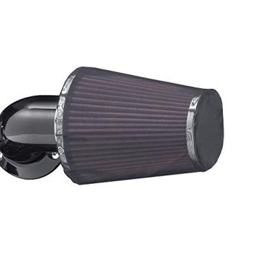 Imagem de Filtro de filtro de ar de motocicleta impermeável Brreather meia de chuva preta capa protetora para Harley Air Cleaner Kits XL 1200 Touring Softail Dyna (para estilo Screamin Eagle Rocket)