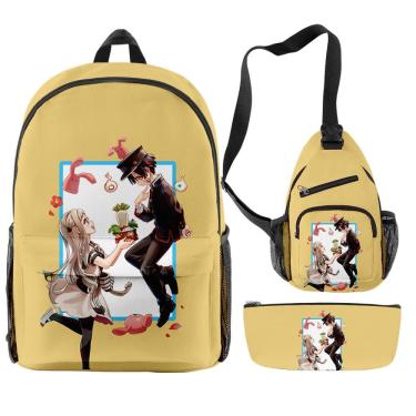 Imagem de Conjunto de mochilas Toiletbounds Hanakokuns para crianças (3 unidades)