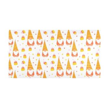 Imagem de Burbuja Tapete de corredor Gnomos de pelúcia antiderrapante tapete de cozinha suporte de borracha para corredor, quarto, sala de estar, decoração de entrada, lavável na máquina, 51 x 99 cm