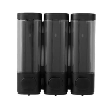 Imagem de MAVIS LAVEN Dispensador de Sabonete para Chuveiro de 3 Câmaras, Dispensador de Xampu e Condicionador de Parede Com Botão Grande e Bico Sem Gotejamento, para Banheiro Comercial de Hotel, (Cabeça