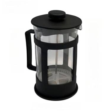 Imagem de Prensa Francesa para Café 300ml 600ml 800ml em Vidro com Filtro Inox Cafeteira Manual para Café & Leite Cremeira Luminosa e Resistente (300ml)