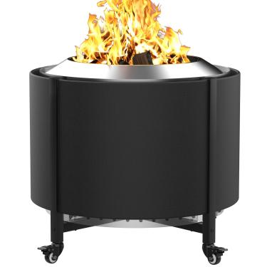 Imagem de Riian Mesa surround para fogueira de fogão, lareira a lenha para uso ao ar livre, pequeno pátio, acessórios para fogueira de fogão solo