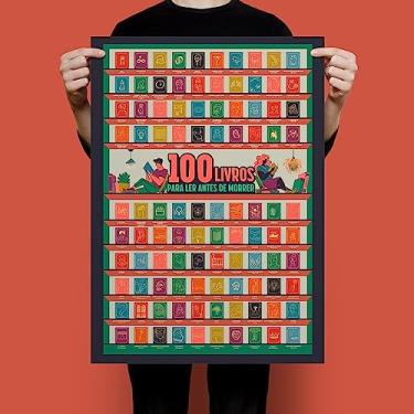 Imagem de Pôster Raspadinha Literária – 100 Livros Imperdíveis da Vida