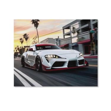 Imagem de HouLaiZhe Speed ​​sup Cool Jdm Cartazes de carro tela estética decoração de quarto pintura de parede impressões de sala de galeria decoração de parede para quarto sala de estar escritório 08 x 10