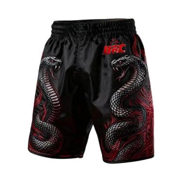 Imagem de Shorts De Treinamento UFC Para Homens, Impressão 3D, Secagem Rápida E 