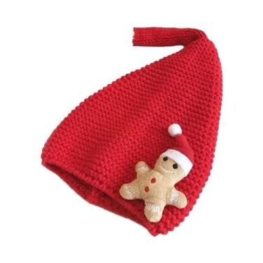 Imagem de Gorro De Natal Unissex Para Crianças, Gorro De Inverno Para Bebês, Bon