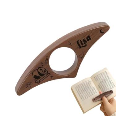 Imagem de Suporte de página de livro de polegar, acessório de bibliotecário feito à mão de | Suporte de livro polegar, para leitores de livros, crianças, professores, estudo da Bíblia, casa, escritório