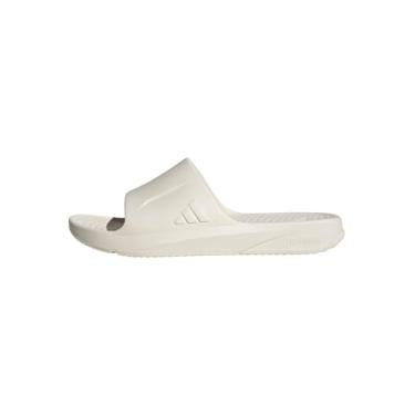 Imagem de adidas Sandália unissex para adultos Lightshift Slide, Off White/Off White/Off White, 16 Women/15 Men