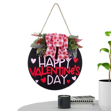 Imagem de Placa De Porta Para Dia Dos Namorados - Decoracao Design Coracao Romantico 30cm | Arte para Porta de Entrada e Interiores - Para Casa Restaurante Pub Café Família