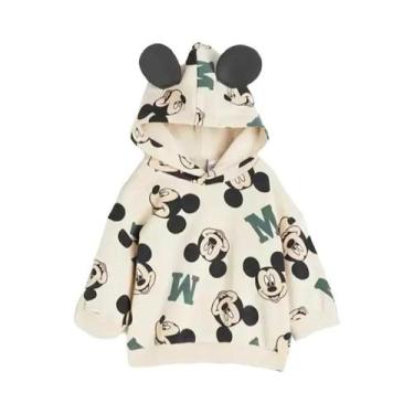 Imagem de Camisetas Com Capuz Disney Para Meninos E Meninas, Outono, Casual, Mol