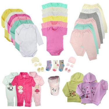 Imagem de Kit Bebê 35 Peças Enxoval Inverno Completo Bebê Quentinho - Koala Baby