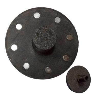 Imagem de Kit de limpeza de chassi, limpador de arco de roda, limpador de arco de roda de veículo de alta pressão, kit de lavagem de chassi de veículo de 6,5 cm de diâmetro, material impresso em 3D preto