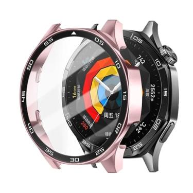 Imagem de EZZON Capa PC para Huawei Watch GT4 5 cobertura total 46 mm capa protetora de tela para Huawei Watch GT5 Pro Watch Cases, GT4 46mm, Ágata