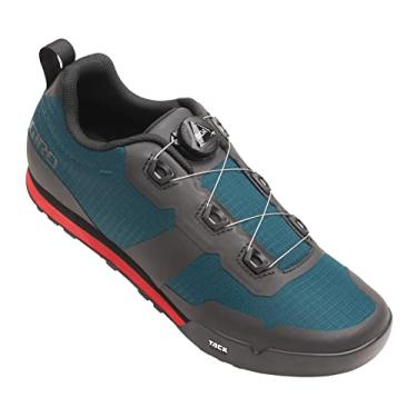 Imagem de Giro Tênis masculino de pedal plano Tracker, Azul porto/vermelho brilhante, 47