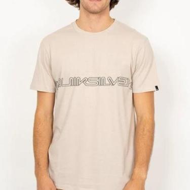 Imagem de Camiseta Quiksilver Word Block SM26 Masculina-Masculino