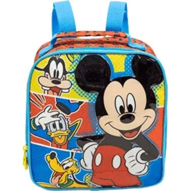 Imagem de Lancheira Escolar Mickey Mouse Pateta Pluto Disney para Meninos com Alça de Costas - Mickey Disney - Xeryus