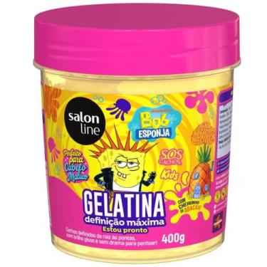 Imagem de Gelatina Capilar Salon Line SOS Cachos Kids Bob Esponja 400g
