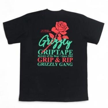 Imagem de Camiseta Grizzly Fresh Flowers - Preto-Masculino