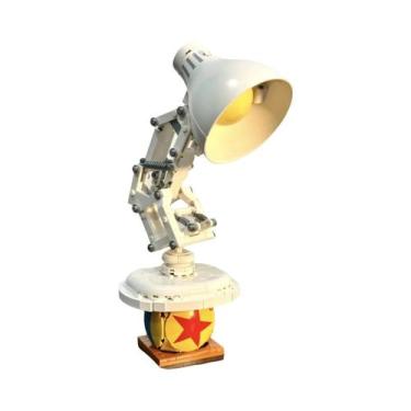 Imagem de Luminária De Mesa De Blocos De Montar Disney Pixar Luxo Jr 613 Peças D