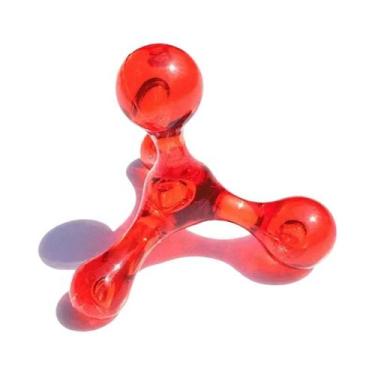 Imagem de Massageador Manual De Costas Com 4 Pés, Ferramenta De Massagem De Acup