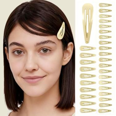 Imagem de Pacote com 40 grampos de cabelo, presilhas de cabelo em forma de gota d'água de aderência forte para mulheres, essenciais invisíveis em forma de U, cabelo grosso e fino para uso diário, acessórios de