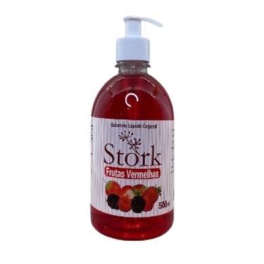 Imagem de Sabonete Líquido Corporal Frutas Vermelhas, 500ml, Hidratante e Perfumado para Mãos e Corpo