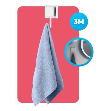 Imagem de 2X Gancho Suporte Cabideiro Toalheiro Porta Toalha De Rost