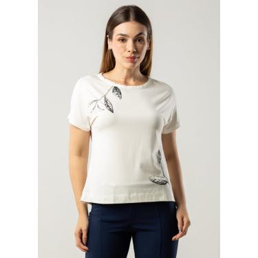 Imagem de Blusa Pau a Pique Básica com Silk Off White