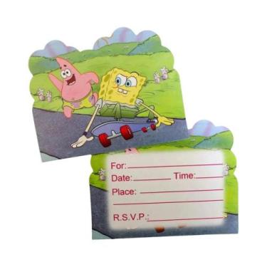 Imagem de Suprimentos Para Festa De Aniversário Do Bob Esponja E Patrick Estrela