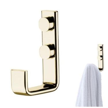 Imagem de Cabide Suporte Multiuso para Toalha de Parede Dourado - 2314DD Future