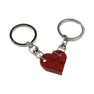 Imagem de Conjunto De Chaveiros Em Formato De Coração Para Casal, Design Combina
