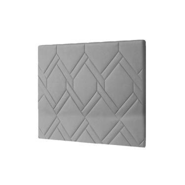 Imagem de Painel De Cama Box Estofada Solteiro Lima Plus Chumbo - Simbal