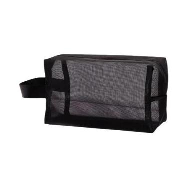 Imagem de Bolsa Cosmética Transparente Em Forma De Coração Para Mulheres, Organi