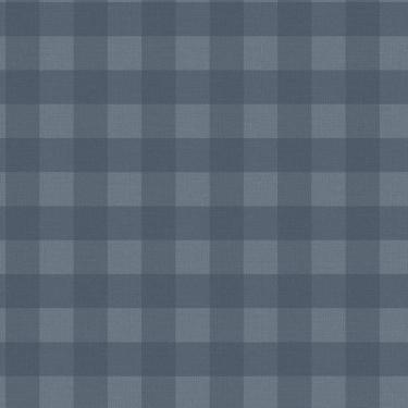 Imagem de Papel de Parede Essential Xadrez Vichy Cor Azul Com Cinza ES98131