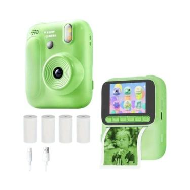 Imagem de Câmera Térmica 1080P Para Crianças Com 32GB, Câmera Instantânea Colori