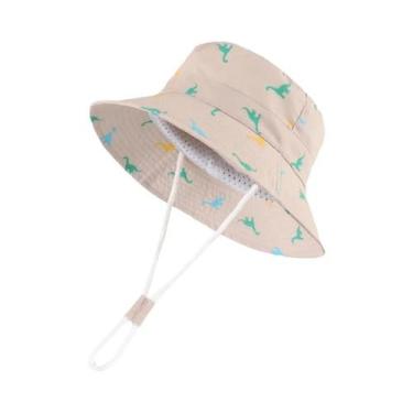 Imagem de Chapéu De Sol Infantil Dinossauro Para Meninos E Meninas, Proteção Sol