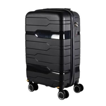 Imagem de Mala De Bordo 10Kg Polipropileno Inquebrável Tóquio Preta - Dermond